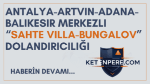 bungalov dolandırıcılığı
