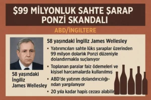 2025 Temmuz ayının başında, İngiltere ve Amerika Birleşik Devletleri'ni kapsayan büyük bir dolandırıcılık davası dünya kamuoyunun gündemine oturdu. İngiliz vatandaşı James Wellesley (58) ve ortağı Stephen Burton, yatırımcılardan tam 99 milyon dolar toplayarak sahte bir şarap yatırımı Ponzi şeması yürüttükleri gerekçesiyle ABD’de yargılanmak üzere mahkemeye çıkarıldı