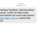 whatsapp dolandırıcılık
